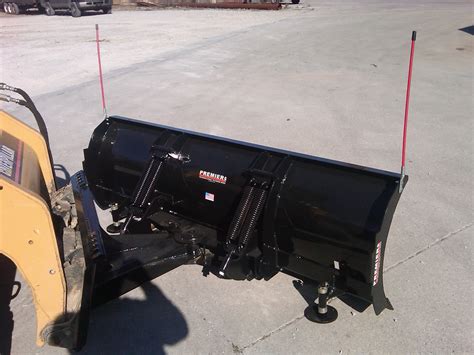 heavy duty skid steer snow pusher|best skid steer snow plow.